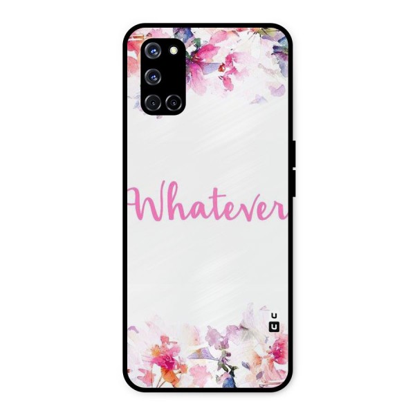 Flower Whatever Metal Back Case for Oppo A52