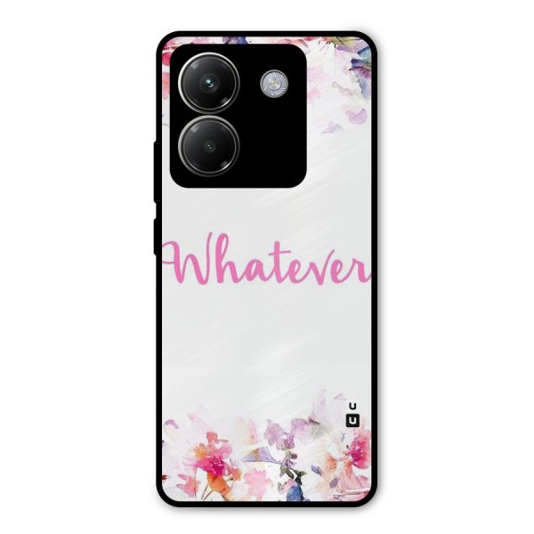 Flower Whatever Metal Back Case for Poco M7 Pro 5G