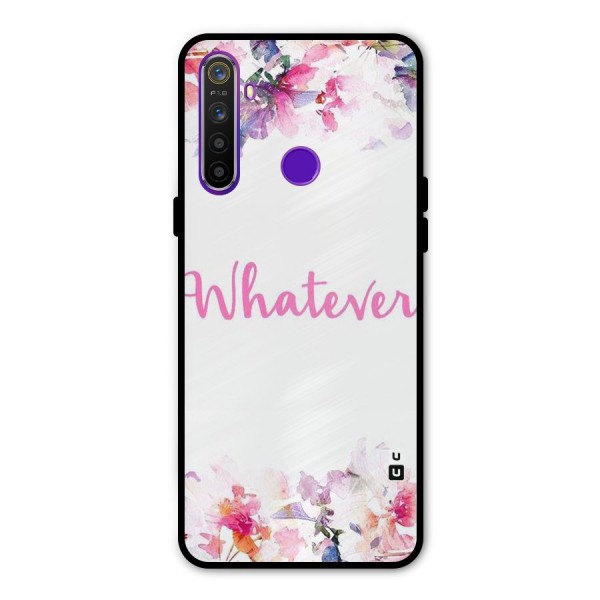 Flower Whatever Metal Back Case for Realme Narzo 10