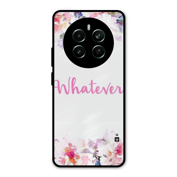 Flower Whatever Metal Back Case for Realme Narzo 70 Pro