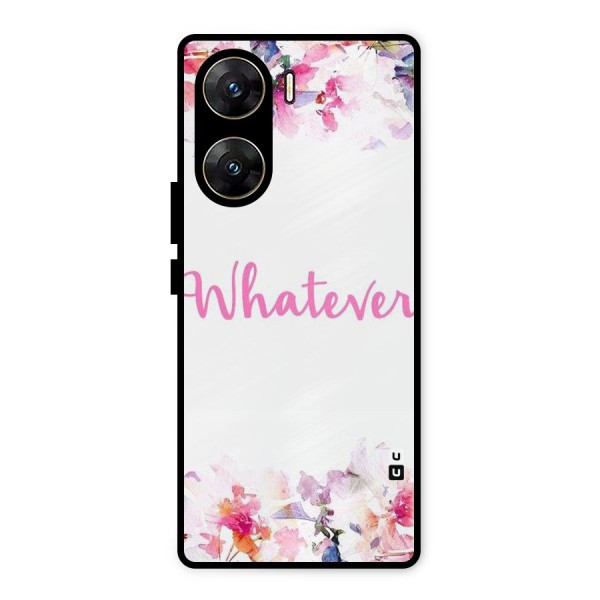 Flower Whatever Metal Back Case for Vivo V29e