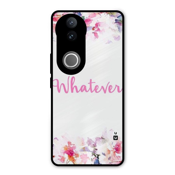 Flower Whatever Metal Back Case for Vivo V50e