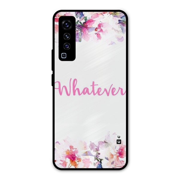 Flower Whatever Metal Back Case for Vivo X50