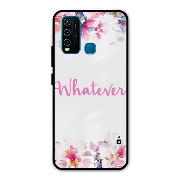 Flower Whatever Metal Back Case for Vivo Y50