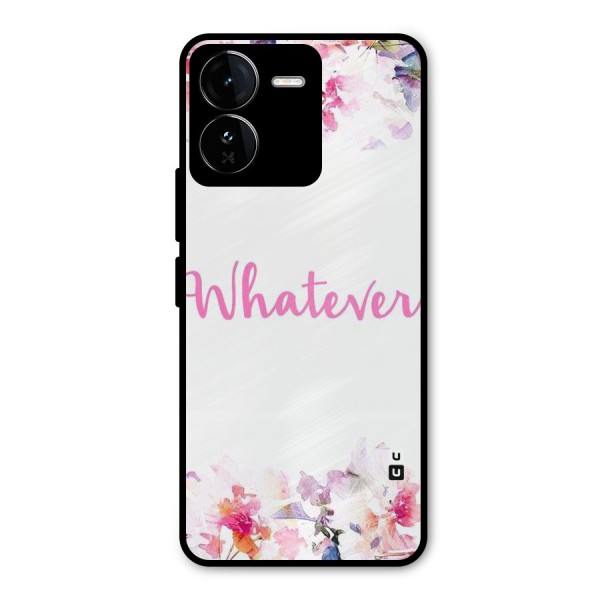Flower Whatever Metal Back Case for iQOO Z9