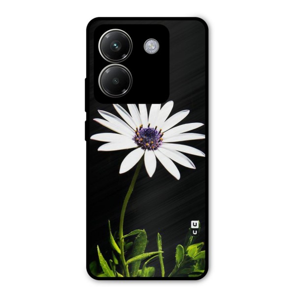 Flower White Spring Metal Back Case for Poco M7 Pro 5G