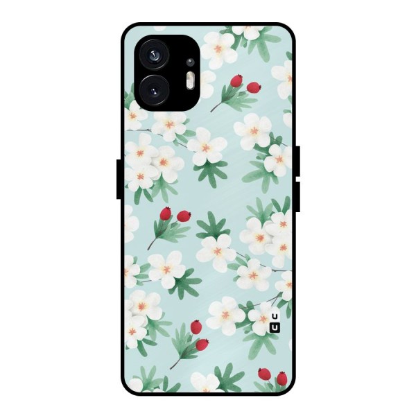 Flowers Pastel Metal Back Case for Nothing Phone 2