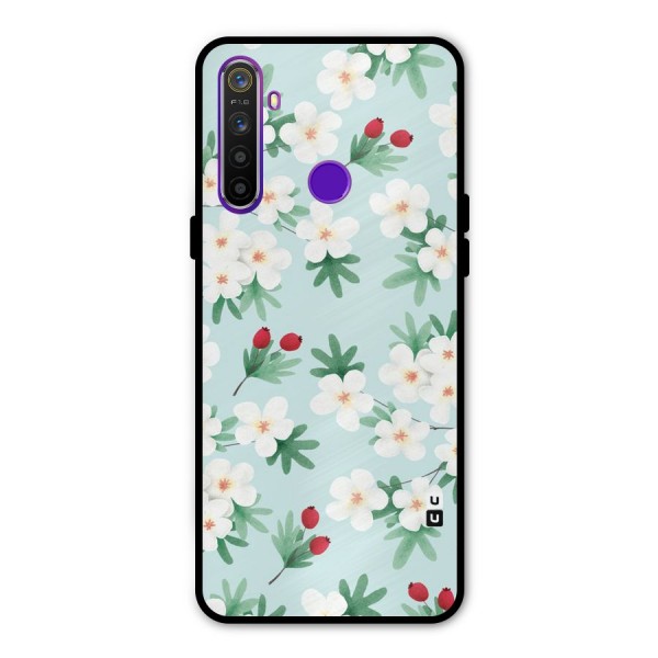 Flowers Pastel Metal Back Case for Realme Narzo 10