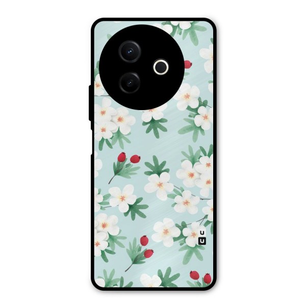 Flowers Pastel Metal Back Case for Vivo Y39