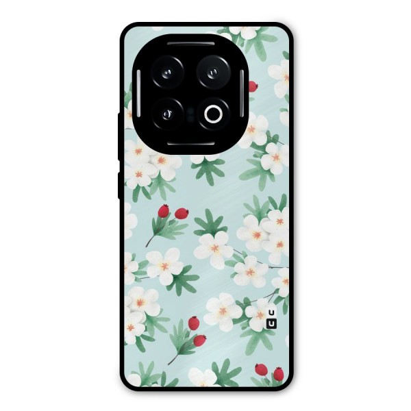 Flowers Pastel Metal Back Case for iQOO 13