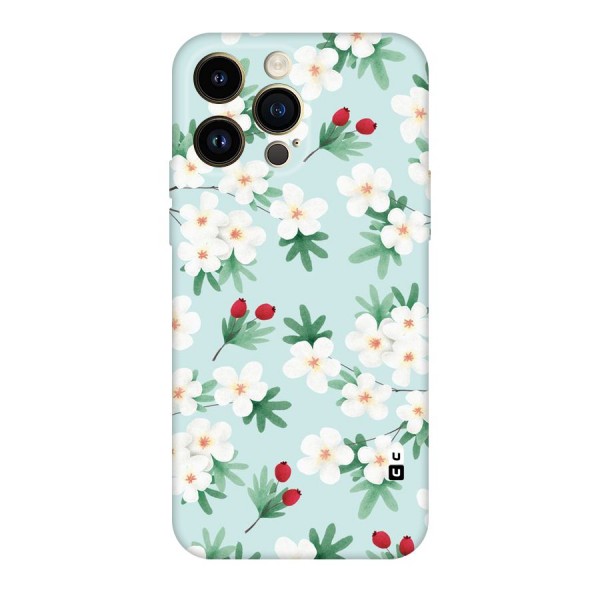 Flowers Pastel Original Polycarbonate Back Case for iPhone 14 Pro Max
