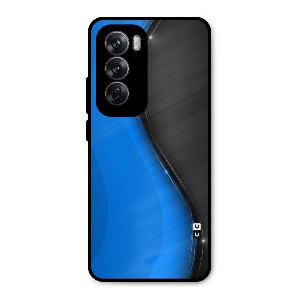 Flowing Colors Metal Back Case for Oppo Reno12 Pro
