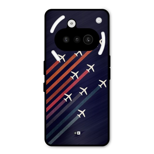 Flying Planes Metal Back Case for Nothing Phone 3a