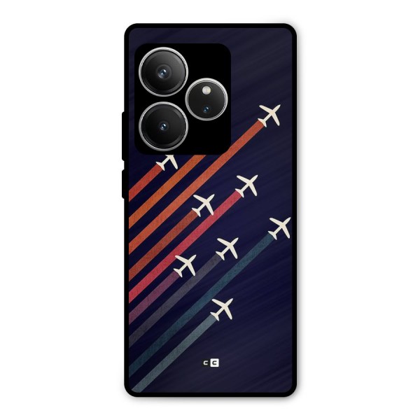 Flying Planes Metal Back Case for Realme GT 6