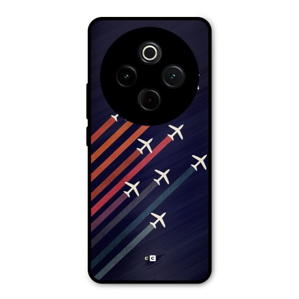 Flying Planes Metal Back Case for Vivo T4