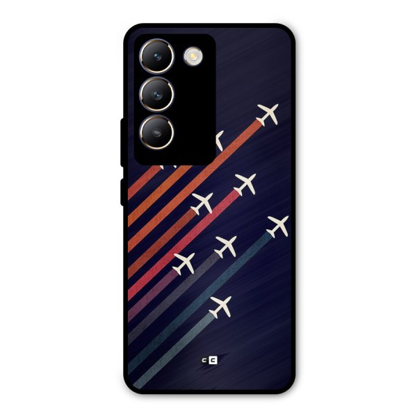 Flying Planes Metal Back Case for Vivo Y200e