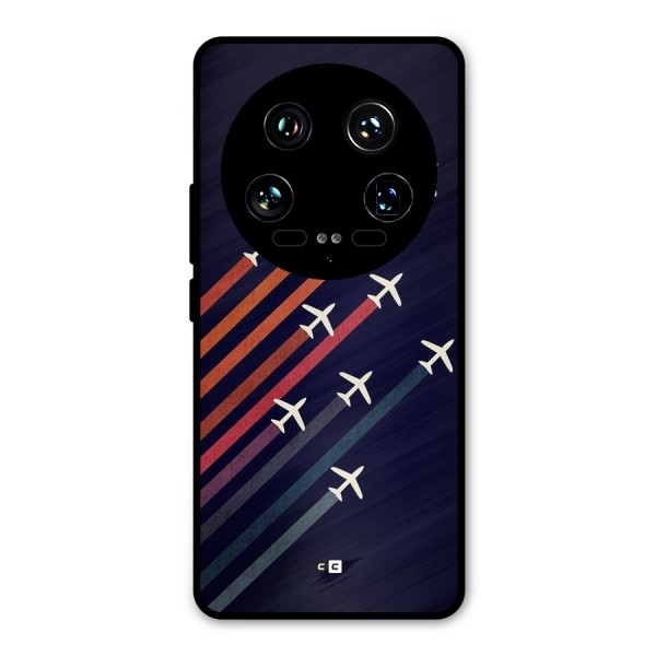 Flying Planes Metal Back Case for Xiaomi 14 Ultra