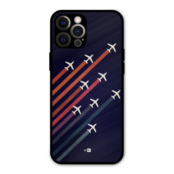 Flying Planes Metal Back Case for iPhone 12 Pro Max