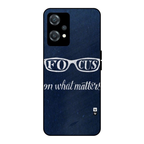 Focus Matters Metal Back Case for OnePlus Nord CE 2 Lite 5G