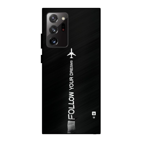 Follow Your Dream Metal Back Case for Galaxy Note 20 Ultra 5G