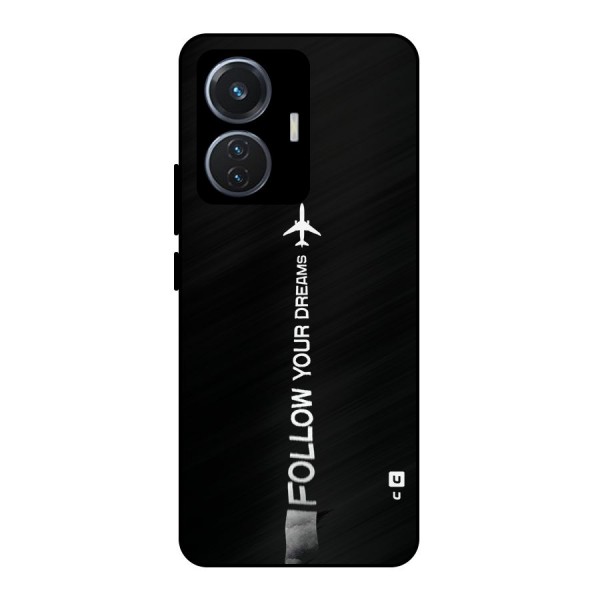 Follow Your Dream Metal Back Case for iQOO Z6 44W