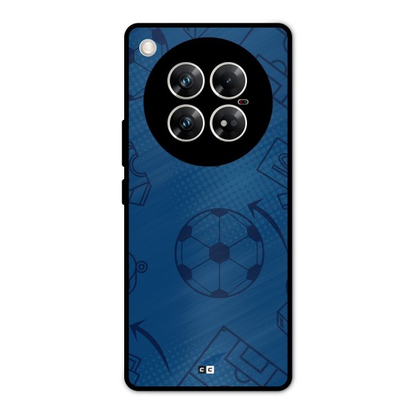 Football Texture Metal Back Case for Infinix Zero 40 5G