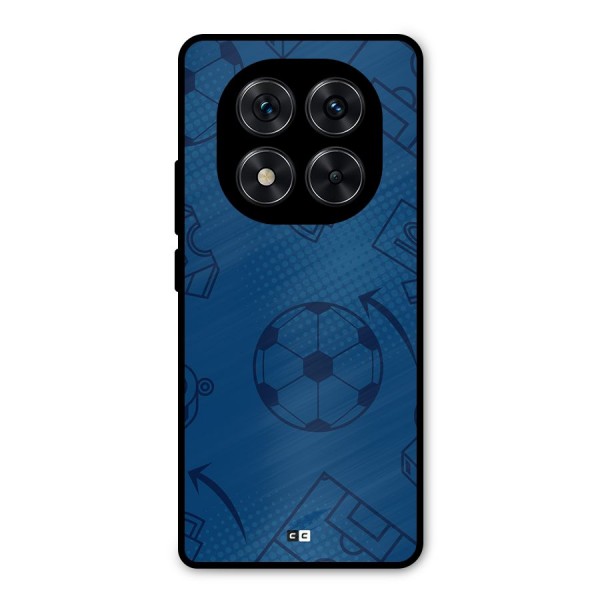 Football Texture Metal Back Case for Poco X7