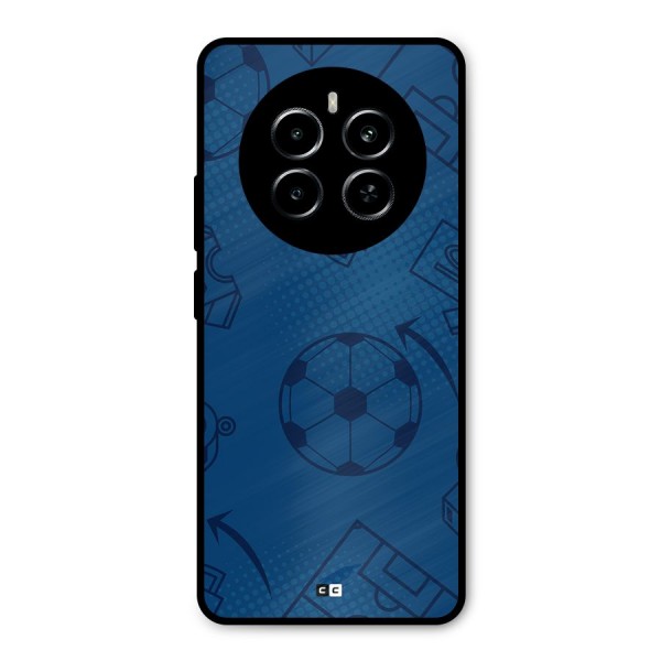 Football Texture Metal Back Case for Realme P1