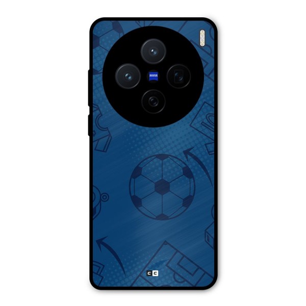 Football Texture Metal Back Case for Vivo X200