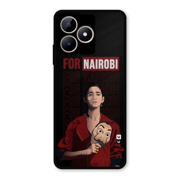 For Nairobi Money Heist Metal Back Case for Realme C53