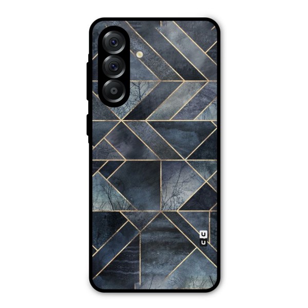 Forest Abstract Lines Metal Back Case for Galaxy A36