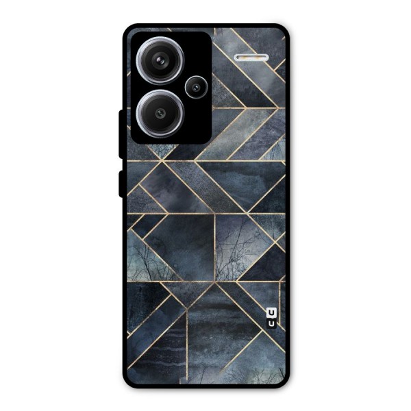 Forest Abstract Lines Metal Back Case for Redmi Note 13 Pro Plus