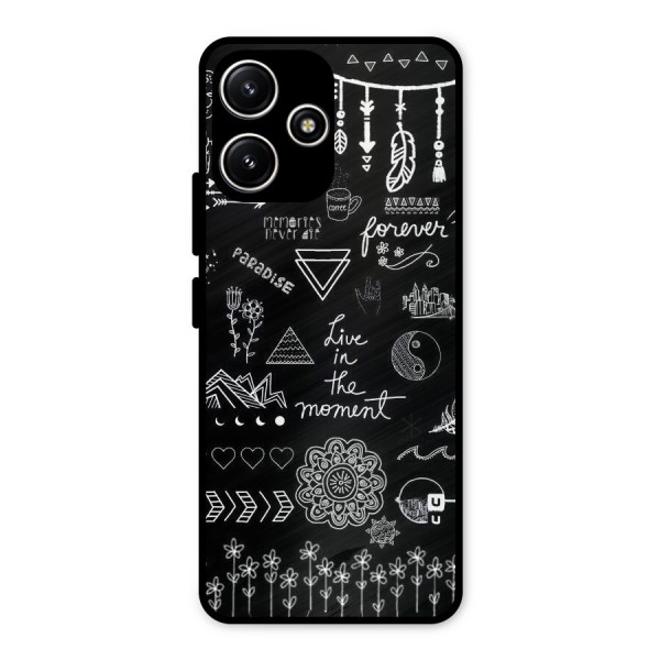 Forever Moment Metal Back Case for Redmi 12 5G
