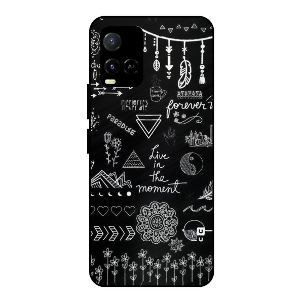Forever Moment Metal Back Case for Vivo Y33s