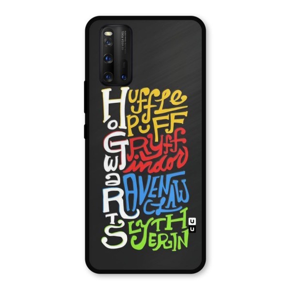 Four Colored Homes Metal Back Case for iQOO 3