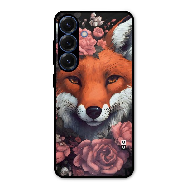Fox and Roses Metal Back Case for Galaxy S25