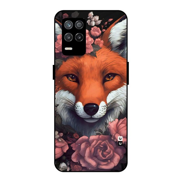 Fox and Roses Metal Back Case for Realme 9 5G