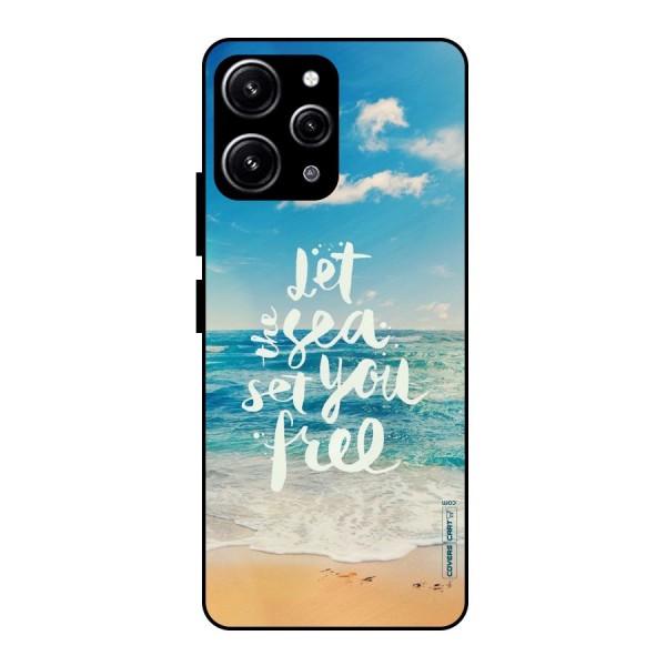 Free Sea Glass Back Case for Redmi 12 4G