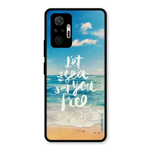 Free Sea Metal Back Case for Redmi Note 10 Pro Max