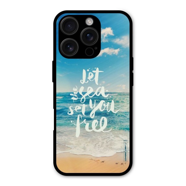 Free Sea Metal Back Case for iPhone 16 Pro