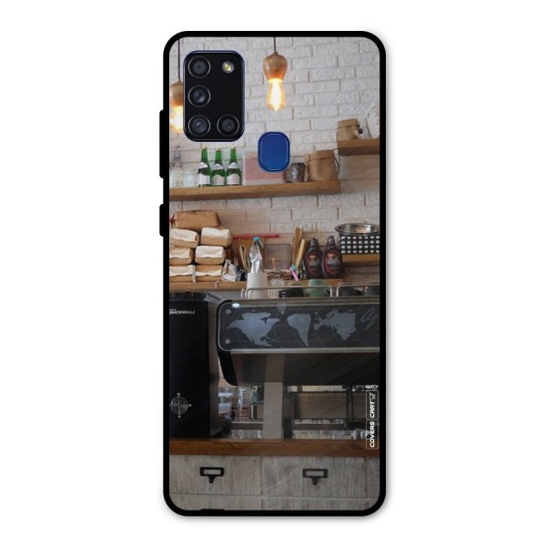 Fresh Brews Metal Back Case for Galaxy A21s