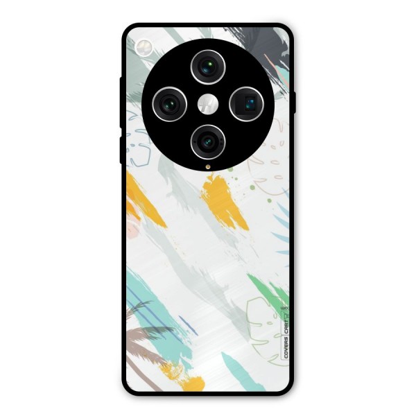 Fresh Colors Splash Metal Back Case for Oppo Find X8 Pro