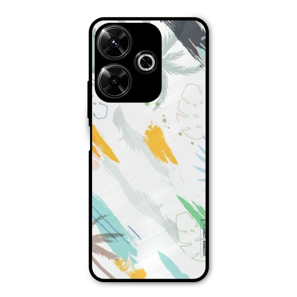 Fresh Colors Splash Metal Back Case for Poco M6 Plus