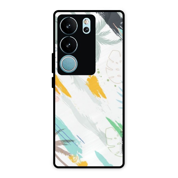 Fresh Colors Splash Metal Back Case for Vivo V29 Pro