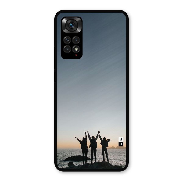 Friendship Metal Back Case for Redmi Note 11