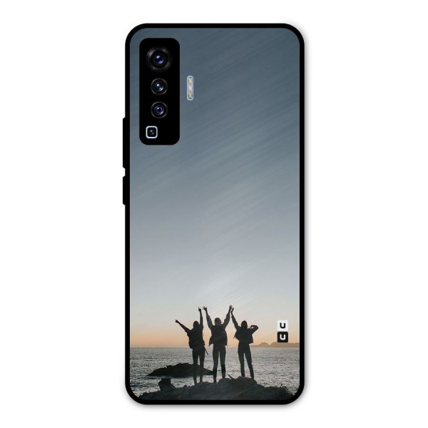 Friendship Metal Back Case for Vivo X50