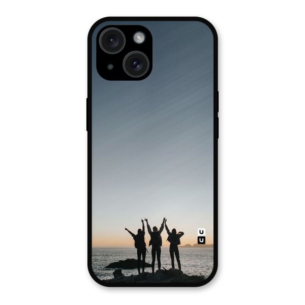 Friendship Metal Back Case for iPhone 15