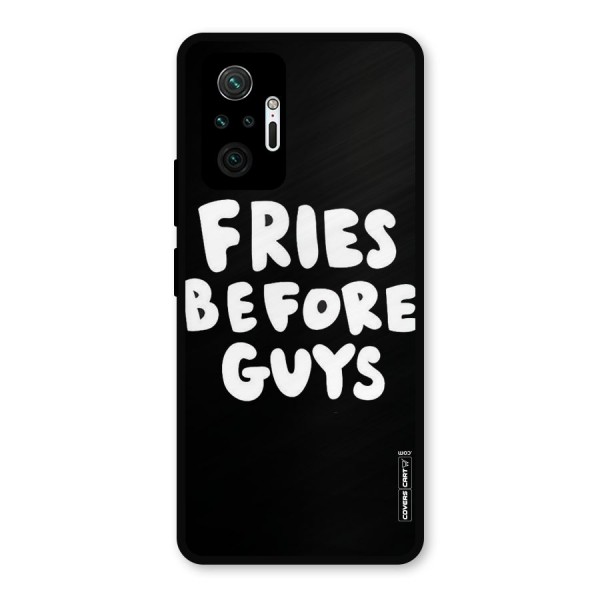 Fries Always Metal Back Case for Redmi Note 10 Pro Max