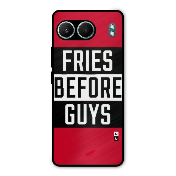 Fries Love Stripes Metal Back Case for OnePlus Nord 4