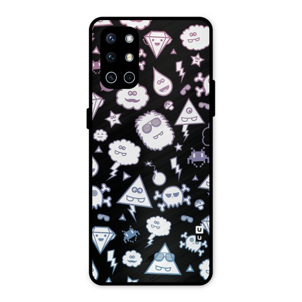 Funny Faces Metal Back Case for OnePlus 9R